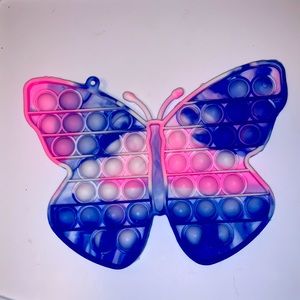 Marble butterfly pop it fidget toy